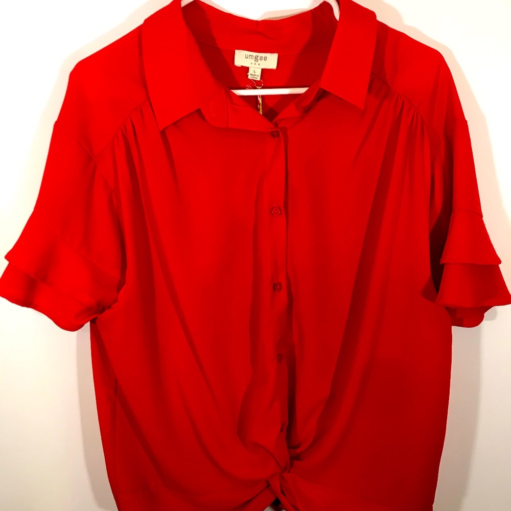 Umgee Red Shirt BNWT